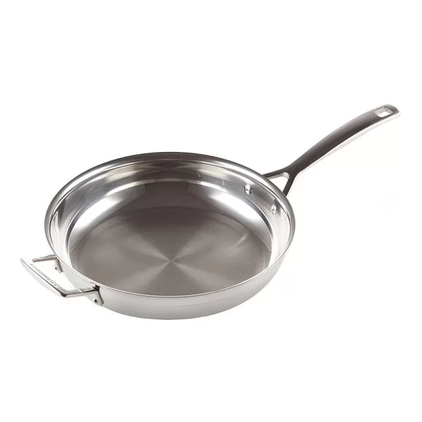 Сковорода 28 см, 3-х слойная нержавеющая сталь, цвет стальной, Le Creuset, Франция, 96200228001100 - изобр. 7
