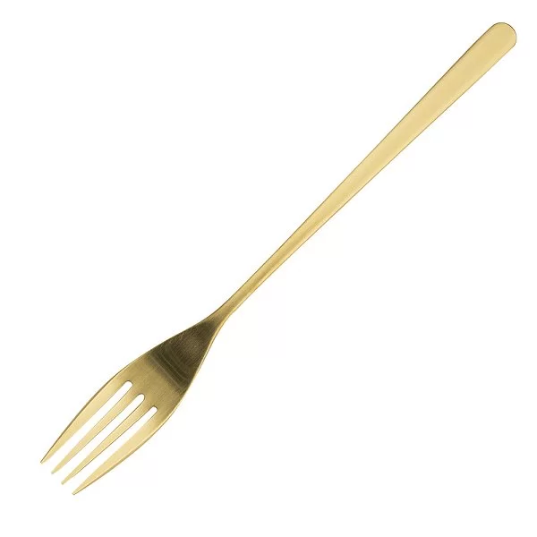 Набор столовых приборов на 6 персон Icon Matte Gold Brushed 24 предмета, нержавеющая сталь 18/10 + позолота, Cutipol, Португалия, IC.006 GB - изобр. 11