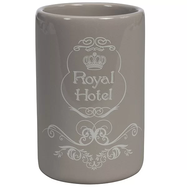 Стакан для зубной пасты Royal Hotel 9х9х13 см, материал керамика, Creative Bath, США, RHT11TPE - изобр. 7