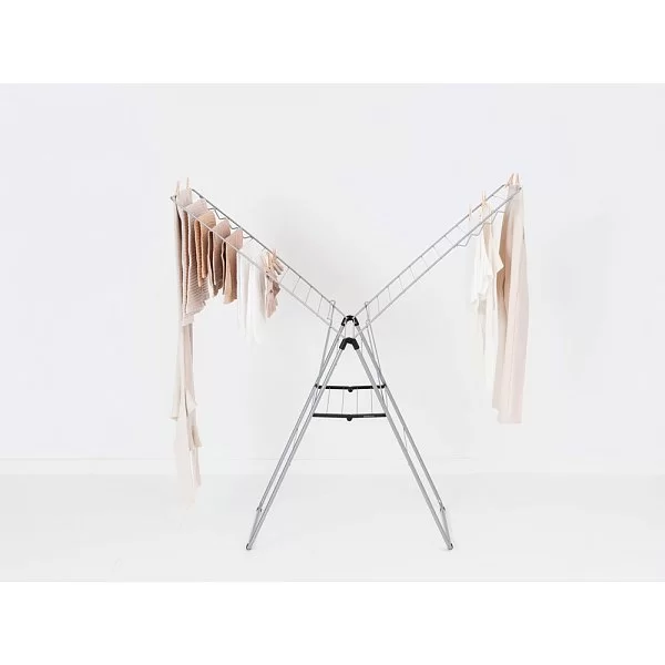 Сушилка напольная HangOn, 25 м навески, цвет черный, алюминий, Brabantia, 403484 - изобр. 11