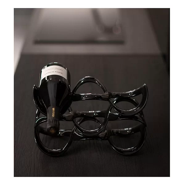 Подставка для бутылок Cuvee 32,2х10,9х16,1 см, материал полистирол, цвет черный, Guzzini, Италия, 17010010 - изобр. 9