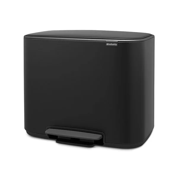 Мусорный бак 3 секции Pedal Bin Bo, 3x11л, черный матовый, Brabantia, 121104 - изобр. 8