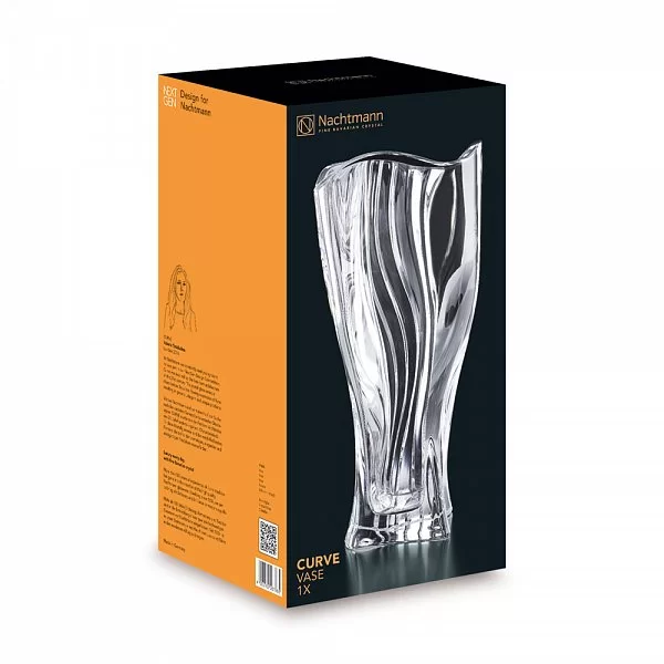 Ваза для цветов Curve 30 см хрусталь, Nachtmann, 99440 - изобр. 9