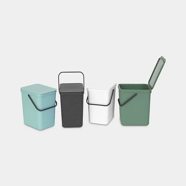 Ведро для мусора Sort&Go 25л, пластик, цвет серый, Brabantia, Бельгия, 129940 - изобр. 8