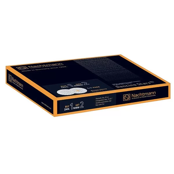 Набор подстановочных тарелок/блюд Bossa Nova 32 см 2 шт, хрусталь, Nachtmann, 93511 - изобр. 11