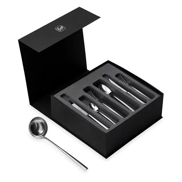 Набор столовых приборов на 12 персон Luce, 75 предметов, нержавеющая сталь, Broggi, Италия, 1810500D61 - изобр. 8