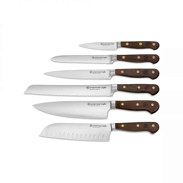 Набор из 6 кухонных ножей на деревянной подставке Crafter, Wusthof, Германия, 9834 - изобр. 9