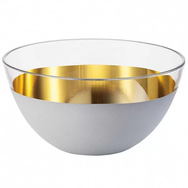 Чаша Cosmo Weiss 14x8 см, хрусталь, цвет белый + золото, Eisch, Германия, 72356714 - изобр. 7