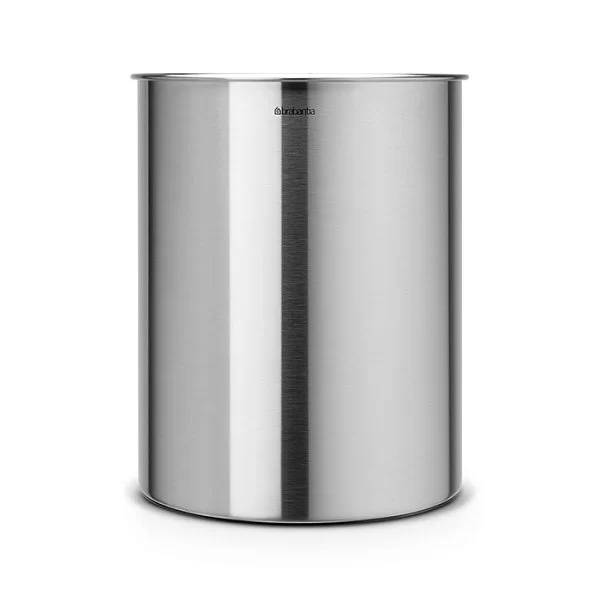 Корзина для бумаг 15л, стальной матовый, Brabantia, 313387 - изобр. 7