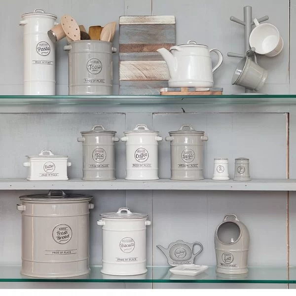 Подставка для чайных пакетиков Pride of Place Cool Grey, 16,5x9,8x2 см, материал керамика, цвет серый, T&G, Великобритания, 18096 - изобр. 10