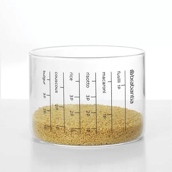 Банка с мерным стаканом 1л, мятный, Brabantia, 290244 - изобр. 14