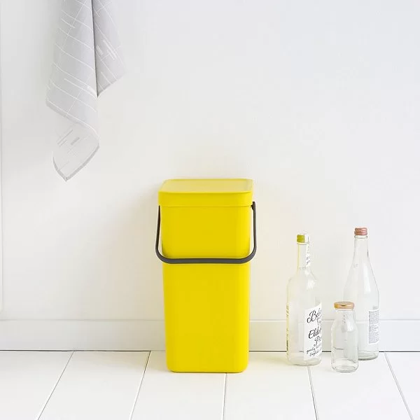 Мусорное ведро Sort & Go встраиваемое, 16л, желтый, Brabantia, 109867 - изобр. 11