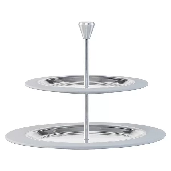Этажерка для пирожных Cosmo Silber 32x25 см, хрусталь, цвет серебро, Eisch, Германия, 75251602 - изобр. 7