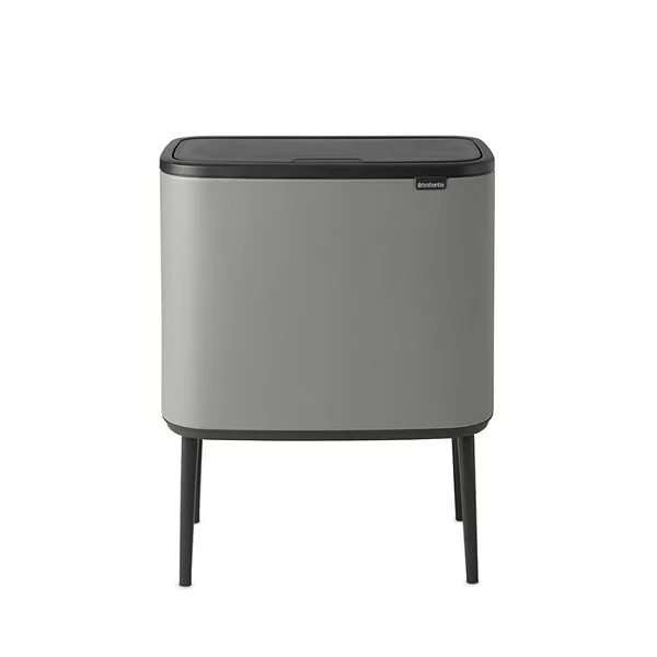 Мусорный бак 2-х секционный TOUCH BIN BO объем 11 + 23 л, цвет серый, материал нержавеющая сталь, Brabantia, Бельгия, 127243 - изобр. 7