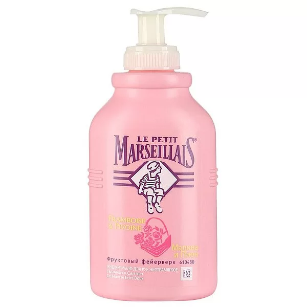Мыло жидкое Le Petit Marseillais Малина и пион объем 300 мл, Россия, TPN391025 - изобр. 7