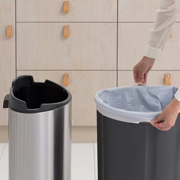 Мусорный бак Touch Bin New 40л, матовая сталь, Brabantia, 114823 - изобр. 8