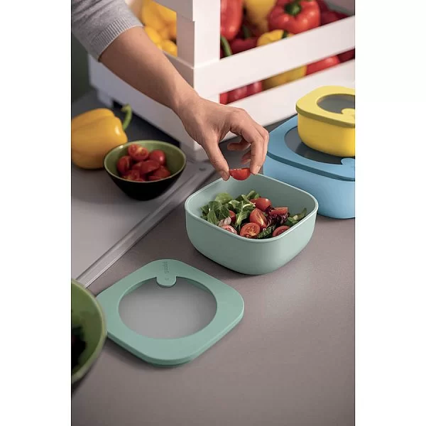 Контейнер для хранения Store&More объем 0,97 л, материал полипропилен, цвет голубой, Guzzini, Италия, 170702189 - изобр. 9