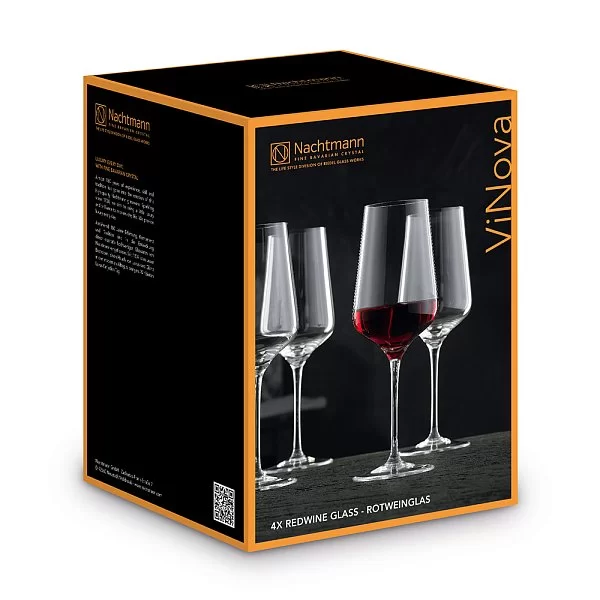 Набор бокалов для красного вина Vinova 550 мл, 4 шт, хрусталь, Nachtmann, 98073 - изобр. 9