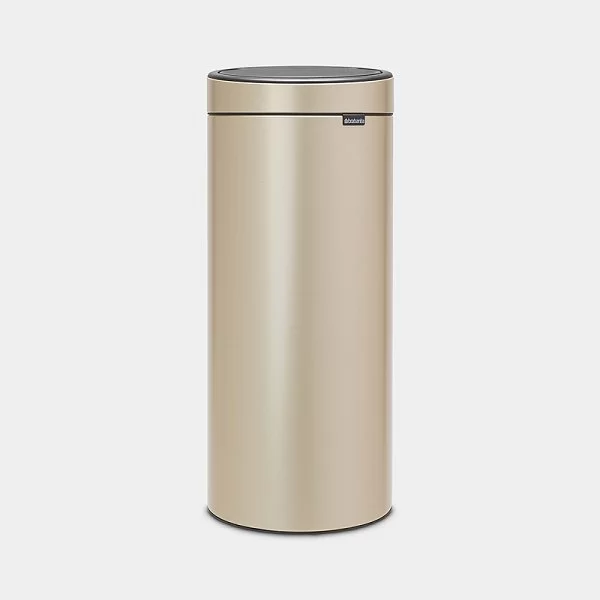 Мусорный бак Touch Bin new 30л, нержавеющая сталь, цвет шампань, Brabantia, Бельгия, 304507 - изобр. 7