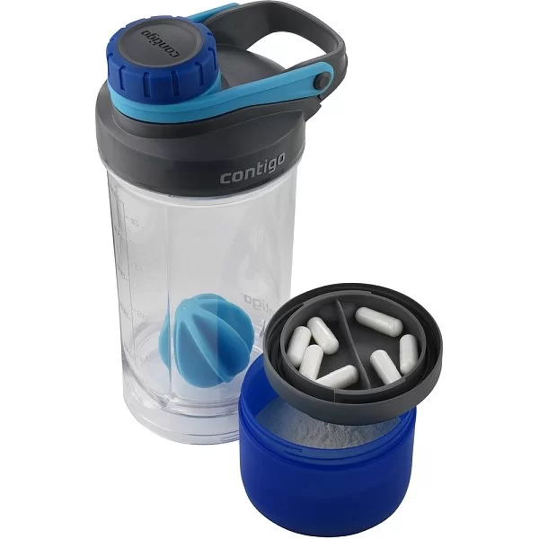 Фитнес-бутылка Shake & Go Fit, 0,65л, голубой, Contigo, contigo0649 - изобр. 9