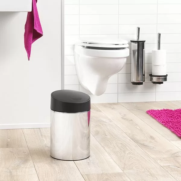 Мусорный бак настенный Slide Bin, 5л, полированная сталь, Brabantia, 397127 - изобр. 11