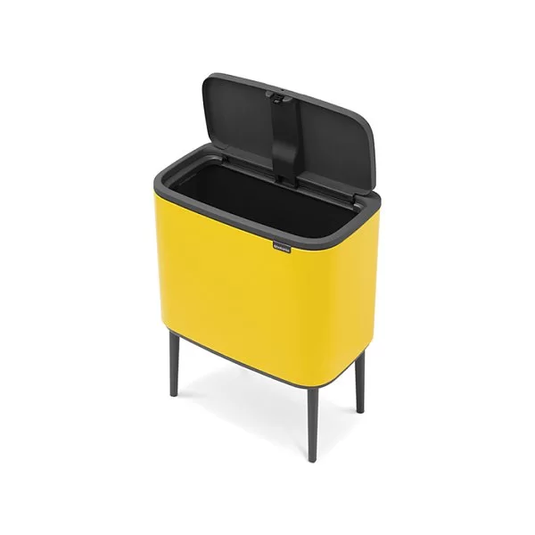 Мусорный бак Touch Bin Bo 36л, желтая маргаритка, Brabantia, 315763 - изобр. 10