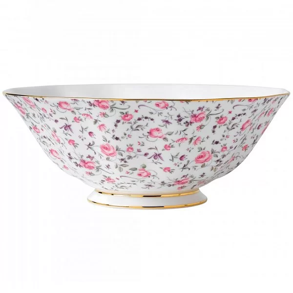 Салатник большой Rose Confetti 24 см, материал фарфор, Royal Albert, Великобритания, ROSCON25864 - изобр. 7