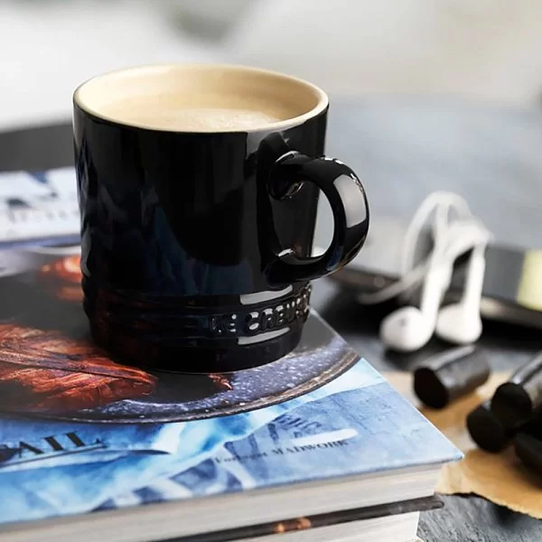 Кружка для капучино 200 мл, материал керамика, цвет черный, Le Creuset, Франция, 91007220140000 - изобр. 8