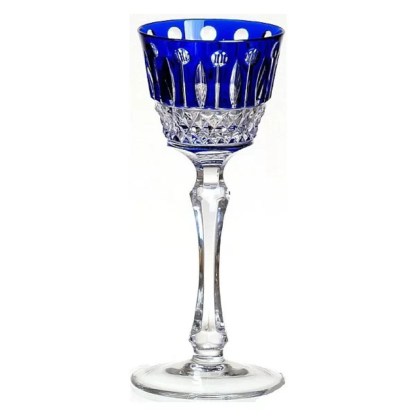Фужер хрустальный для вина St. Louis 220 мл, цвет синий, Ajka Crystal, Венгрия, 1/15737/47127/40371 - изобр. 7