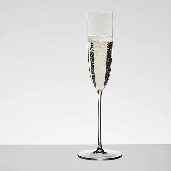 Бокал для шампанского Champagne flute 170 мл, ручная работа, хрусталь, Superleggero, Riedel, Австрия, 4425/08 - изобр. 8
