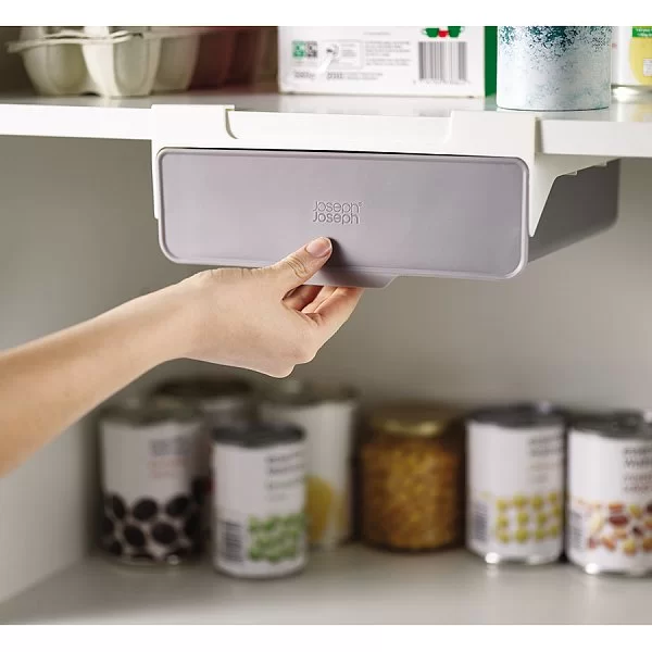 Ящик-органайзер CupboardStore подвесной 23,5х22,5х10 см, материал полипропилен, цвет серый, Joseph Joseph, Великобритания, 85148 - изобр. 8