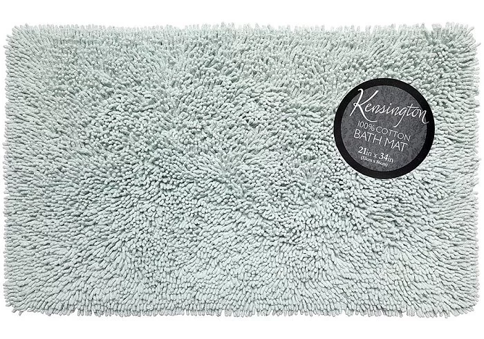 Коврик для ванной Kensington Spa Blue 53x86 см, цвет голубой, материал хлопок, Carnation Home Fashions, США, BM-M3L/49 - изобр. 7