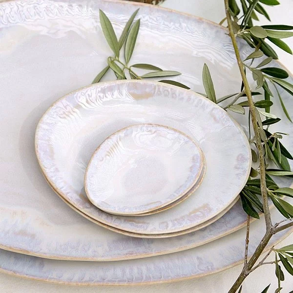 Тарелка закусочная Brisa 20,3x15,8 см, материал керамика, цвет Salt, Costa Nova, Португалия, GOP201-SAL(GOP201-00918R) - изобр. 8