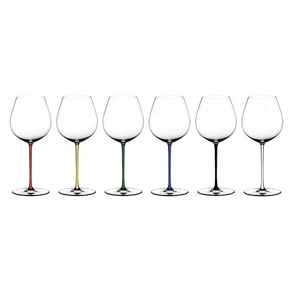 Набор бокалов для красного вина Old World Pinot Noir 705 мл, хрусталь, 6 шт, Fatto a Mano, Riedel, 7900/07P - изобр. 7