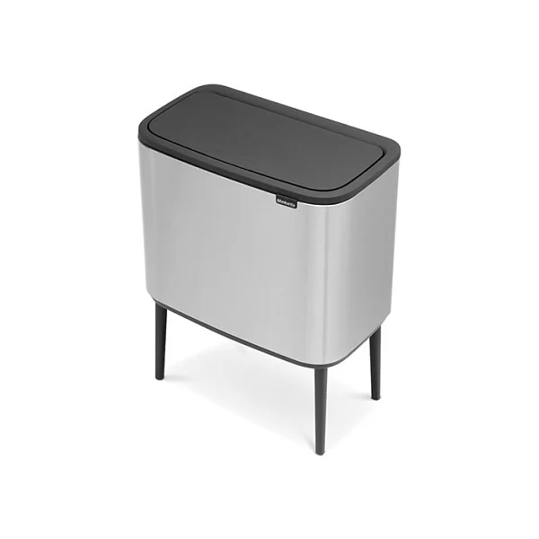 Мусорный бак 3 секции 3х11л, стальной матовый, Brabantia, 316081 - изобр. 8