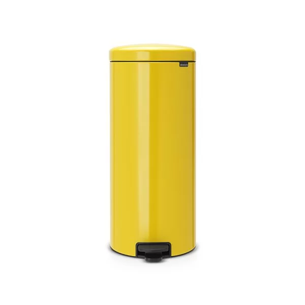 Мусорный бак с педалью NewIcon, 30л, желтая маргаритка, Brabantia, 114342 - изобр. 7