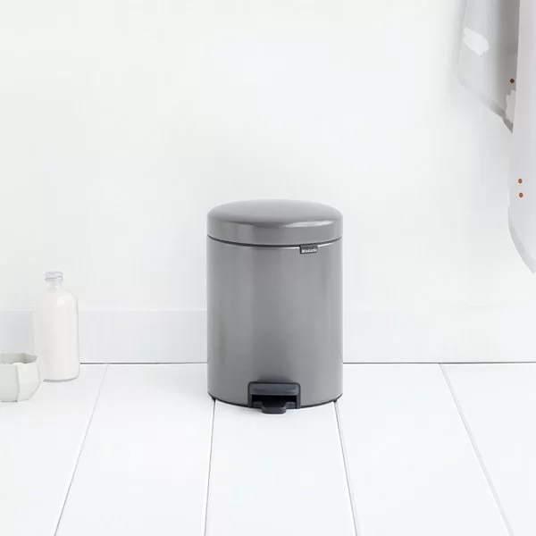 Мусорный бак с педалью NewIcon, 5л, платиновый, Brabantia, 112683 - изобр. 10
