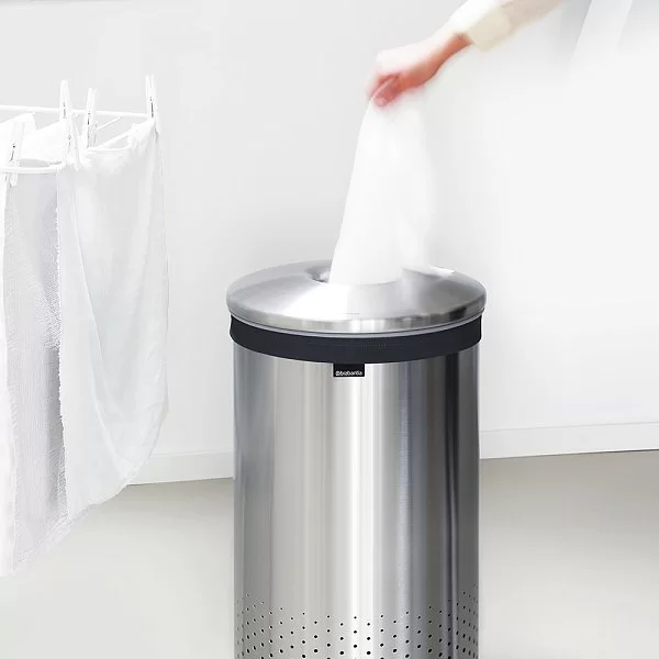 Бак для белья 60л, стальной матовый, Brabantia, 105180 - изобр. 12