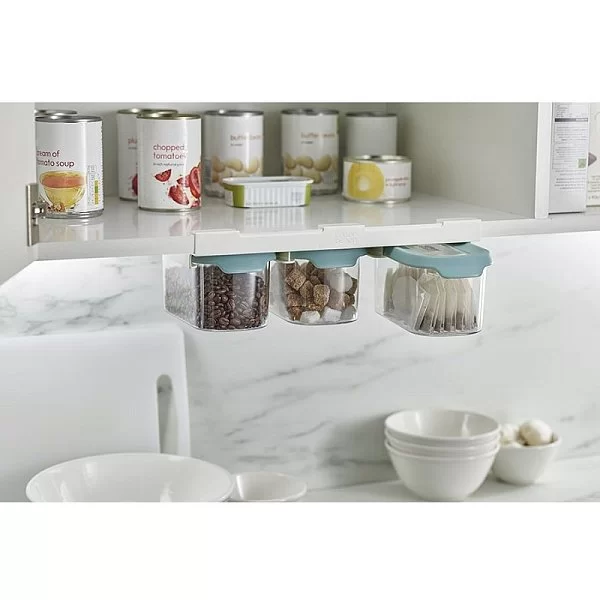 Набор из 3-х подвесных контейнеров CupboardStore 19,5х11х33 см, объем 900 мл, полистирол, цвет светлый опал, Joseph Joseph, Великобритания, 81111 - изобр. 8