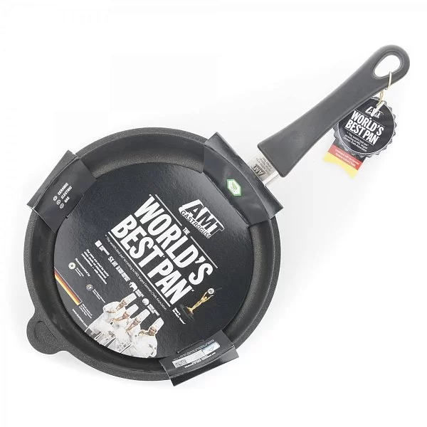 Сковорода 24 см с антипригарным покрытием высота 5 см, НЕиндукционная, фиксированная ручка, AMT Gastroguss, Германия, AMT524FIX - изобр. 10