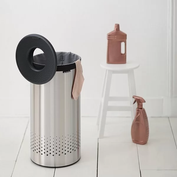 Бак для белья 35л, стальной матовый, Brabantia, 103469 - изобр. 12