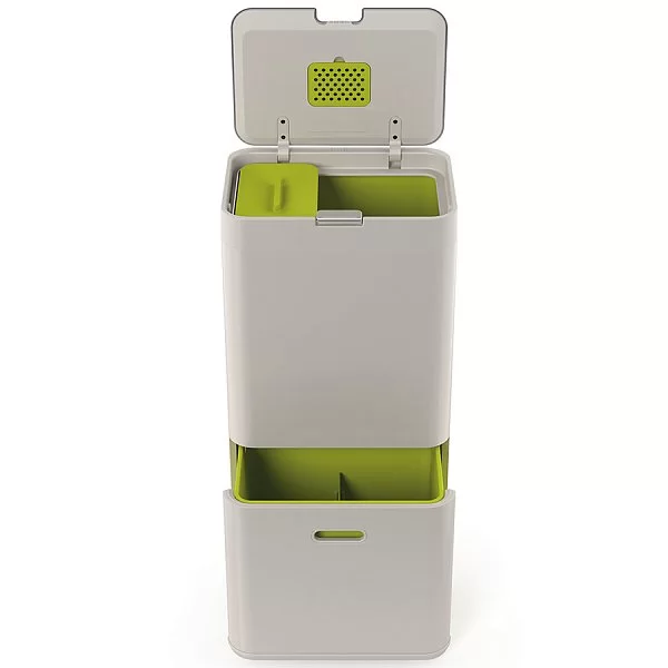 Контейнер для сортировки Totem, 60 л, белый, Joseph Joseph, 30001 - изобр. 8