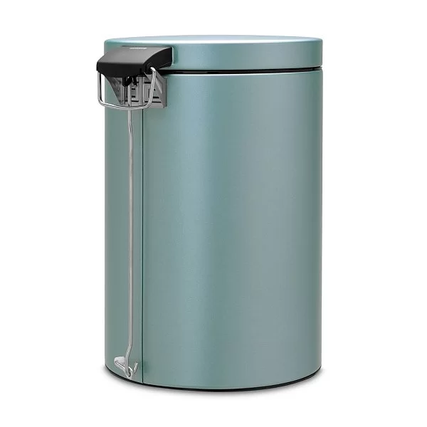 Мусорный бак с педалью 20 л цвет мятный металлик, материал нержавеющая сталь, Brabantia, 106040 - изобр. 8