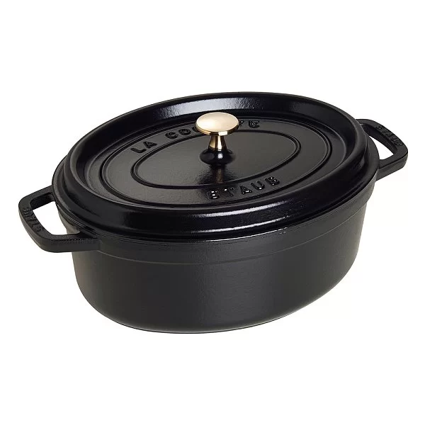Кокот овальный черный, 4,3л, Staub, 1102925 - изобр. 7
