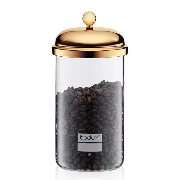 Банка для хранения Classic 1 л, стекло, цвет золотой, Bodum, Швейцария, 11654-17S - изобр. 7