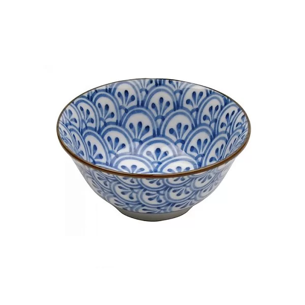 Чаша Mixed Bowls 15 см фарфор, цвет бело-синий, Tokyo Design, Япония, 2280 - изобр. 7
