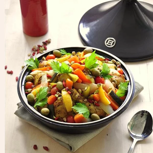 Тажин керамический 2л, диаметр 27 см, цвет базальт, Emile Henry, Франция, 795626 - изобр. 10