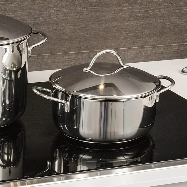 Кастрюля с крышкой Bonita 1,25 л, диаметр 16 см, нержавеющая сталь, Barazzoni, Италия, 266102016/к - изобр. 12