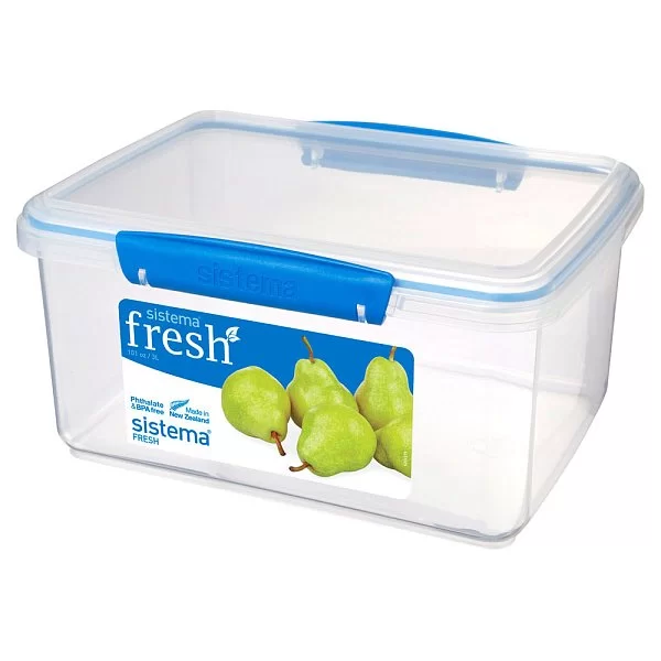 Контейнер пищевой FRESH 23,5х17х12 см, материал пластик, цвет голубой, Sistema, Новая Зеландия, SI921830 - изобр. 7
