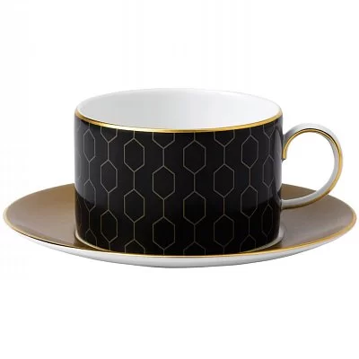 Чашка с блюдцем &quot;Муссон&quot; объем 400 мл, фарфор, цвет красный, Easy Life, Италия, EL-R1454_MORD - изобр. 29